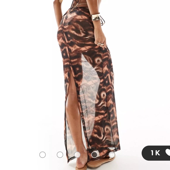 NWT ASOS Mesh Skirt - Picture 3 of 3